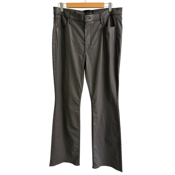 WHBM High-Rise Coated Slim Boot Jeans size 14 R NWT - Picture 5 of 11